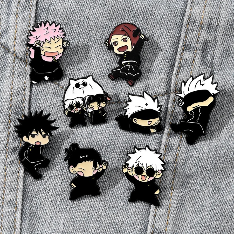 8pcs Anime Itadori Yuji Enamel - огляд і ціна Embroidery Reddit