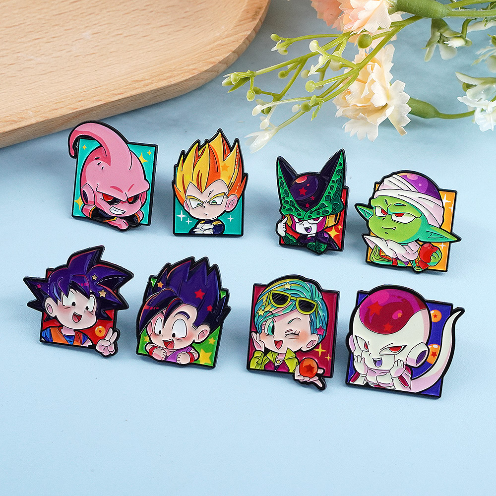 8Pcs Chibi Goku Character Enam - огляд і ціна Embroidery Reddit